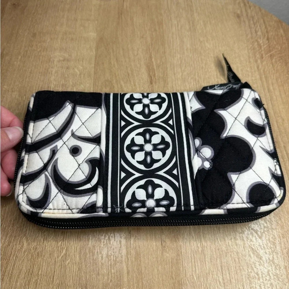 Vera Bradley Night and Day Accordion Style Zip Wallet Clutch - Picture 3 of 8
